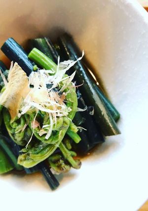 今が旬！ワラビのにんにく醤油漬け-レシピのメイン写真