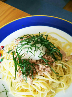 冷たい夏パスタ~ツナおろしパスタ-レシピのメイン写真