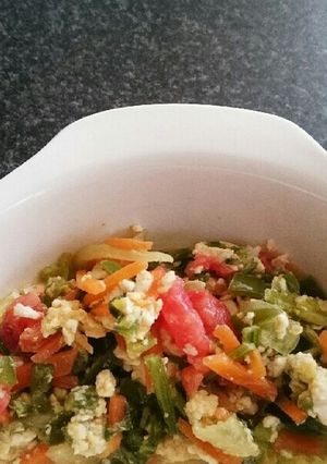 玉子と豆腐のチャンプル~1才2ヶ月幼児食-レシピのメイン写真