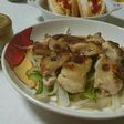 つわり、夏バテに鶏ももソテー塩レモン添え