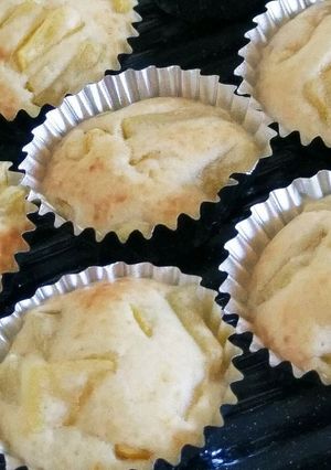 ☆簡単20分!!桃カップケーキ☆-レシピのメイン写真