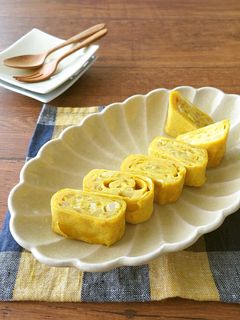 絶品卵アレンジ☆カレー風味の卵焼き-レシピのメイン写真