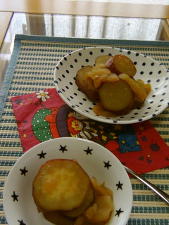 さつまいも&りんごの甘煮~バルサミコ酢で-レシピのメイン写真
