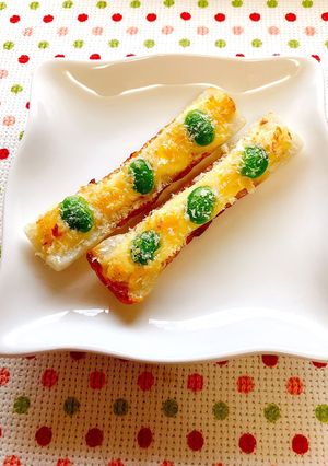 彩りちくわのマヨチーズ焼き〜お弁当にも♪-レシピのメイン写真