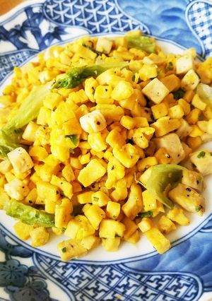 高野豆腐でチャーハン★低糖質-レシピのメイン写真