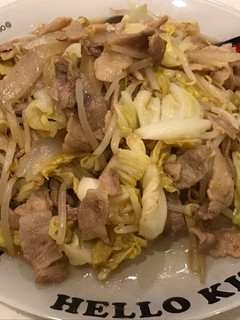 キャベツ、もやし、豚バラの、肉野菜炒め!-レシピのメイン写真