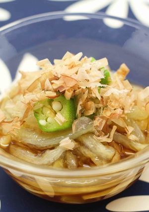 つるつるなすの冷やしぽん酢がけ-レシピのメイン写真