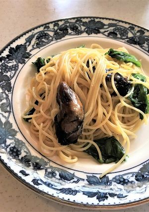 牡蠣のオイル漬けパスタ-レシピのメイン写真