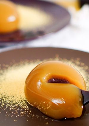 ほうじ茶のこしあん水まんじゅう-レシピのメイン写真
