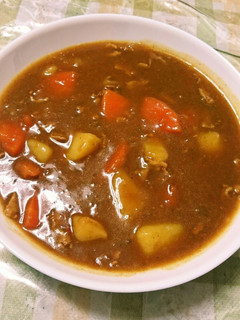 市販ルーと白だしで!おいしいトマトカレー-レシピのメイン写真