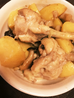 新ジャガ鶏肉としめじの洋風煮込み-レシピのメイン写真