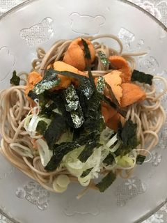 うに蕎麦-レシピのメイン写真