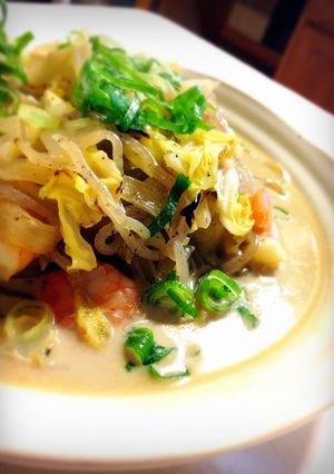 ダイエットに！糸蒟蒻で和風パスタ-レシピのメイン写真