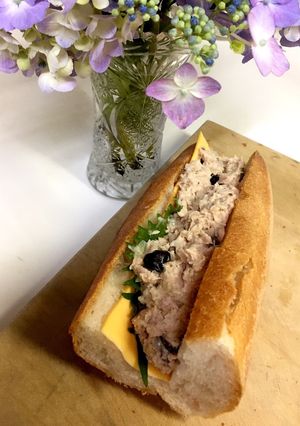 ランチ弁当♡ツナ紫蘇チーズオリーブサンド-レシピのメイン写真