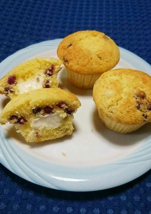 クリームチーズ＆ブルーベリーミニマフィン-レシピのメイン写真