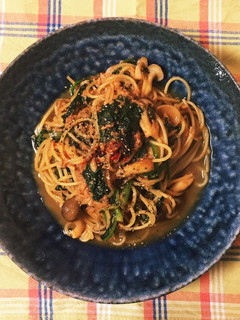 ツナとほうれん草のバター醤油パスタ-レシピのメイン写真