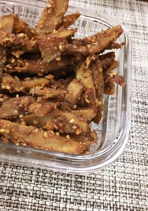 常備菜★ご飯がススム牛蒡の胡麻味噌炒め-レシピのメイン写真