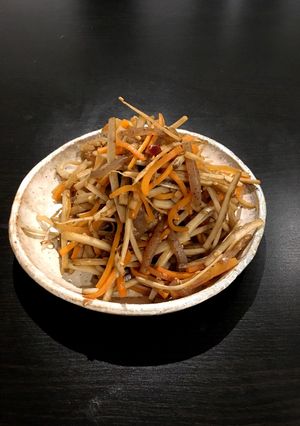 ピリ辛☆細切りシンプル牛蒡のキンピラ-レシピのメイン写真