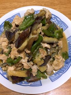 豚肉とナスとピーマンの炒め煮-レシピのメイン写真