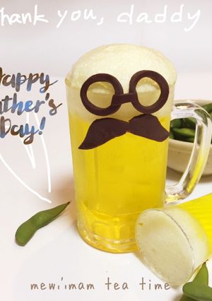 父の日に！「泡立て不要」簡単ビールゼリー-レシピのメイン写真