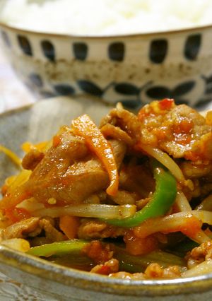 ピリ辛!ラム肉炒め-レシピのメイン写真