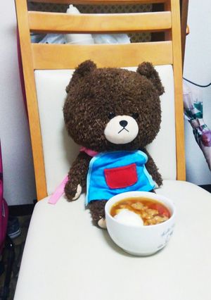 中華スープの納豆おんせんたまごいり！-レシピのメイン写真