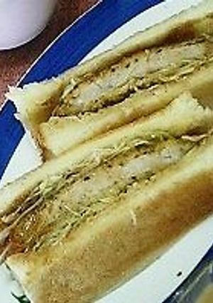 なんちゃって、味噌カツサンド-レシピのメイン写真