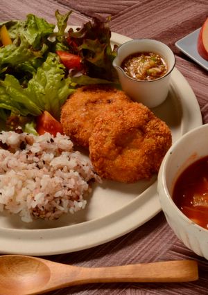 からだよろこぶ腸活（カツ）ランチ!!-レシピのメイン写真