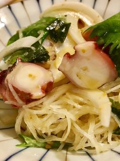 タコとワカメのツマサラダ ゴマだれ風-レシピのメイン写真