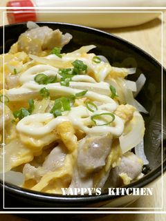 マヨネーズ風味の親子丼♪♬-レシピのメイン写真
