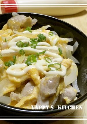 マヨネーズ風味の親子丼♪♬-レシピのメイン写真
