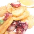 たことジャガイモのバター醤油