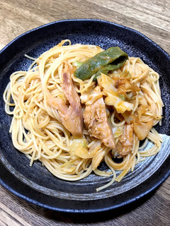 鮭粕漬け余ってリメイクはトマトパスタ〜-レシピのメイン写真