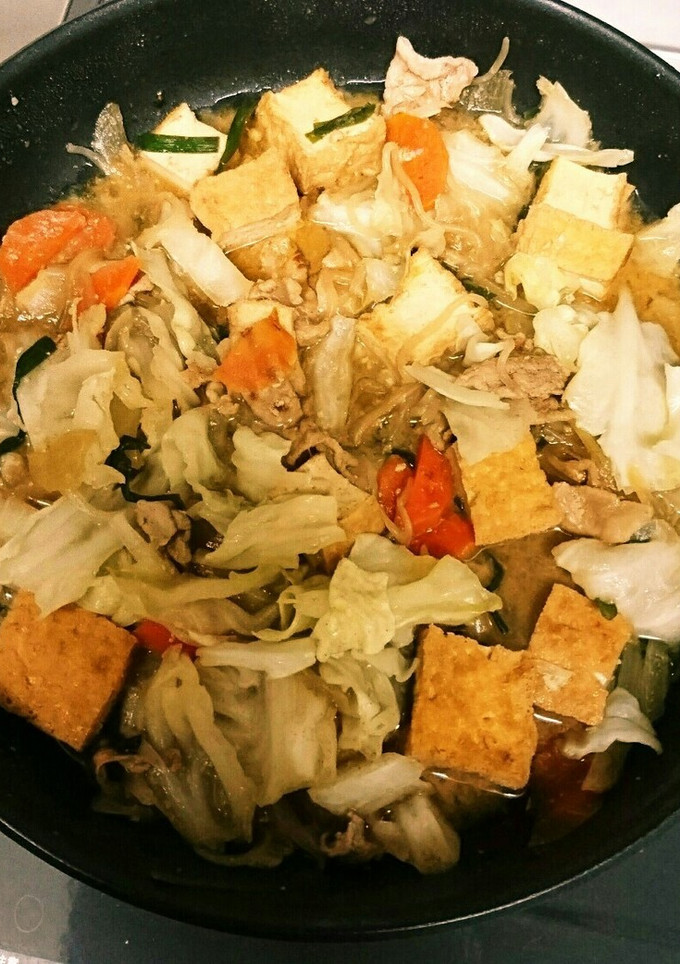 厚揚げと豚肉の味噌炒め煮-レシピのメイン写真