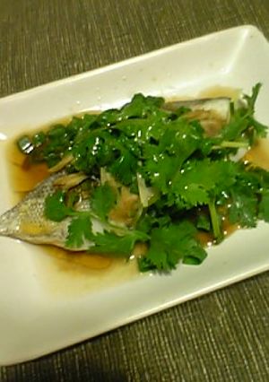 白身魚のレンジ蒸しにじゅわっとごま油かけ-レシピのメイン写真