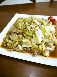 キャベツと挽き肉のホイコーロー風♪-レシピのメイン写真