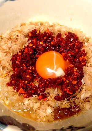 ぶっかけラー油うどん-レシピのメイン写真