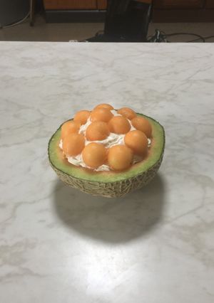 まるごとメロンケーキ-レシピのメイン写真
