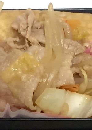 豚バラと野菜のキムチ鍋の素炒め-レシピのメイン写真