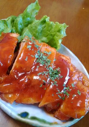 鶏肉のハニーケチャップソテー♪-レシピのメイン写真