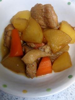 鶏肉と根菜の煮物-レシピのメイン写真