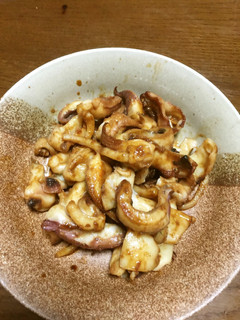 イカゲソバターしょうゆ炒め-レシピのメイン写真