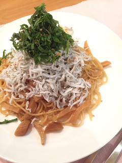 大葉どっさり シラスと沢庵のパスタ-レシピのメイン写真