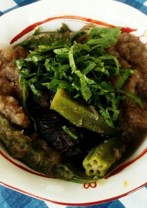 ナスとオクラのみぞれ煮-レシピのメイン写真