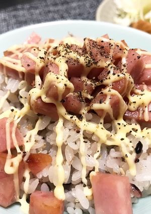 簡単ハムマヨごはん★おにぎりの具にも★-レシピのメイン写真