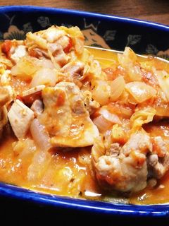 水無、チキンのトマト煮-レシピのメイン写真