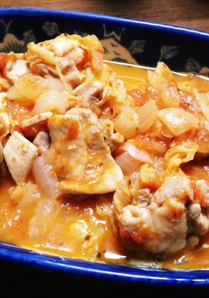 水無、チキンのトマト煮-レシピのメイン写真