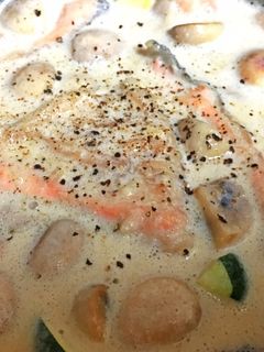 鮭のクリーム煮-レシピのメイン写真
