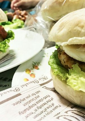 魚介と野菜のハンバーガー-レシピのメイン写真