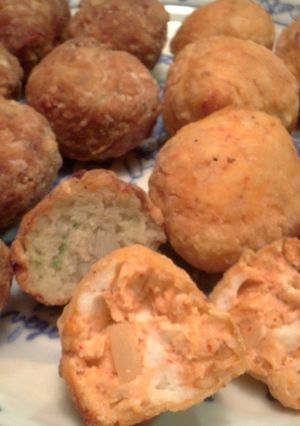 魚のすり身でヘルシーから揚げ【キムチ味】-レシピのメイン写真